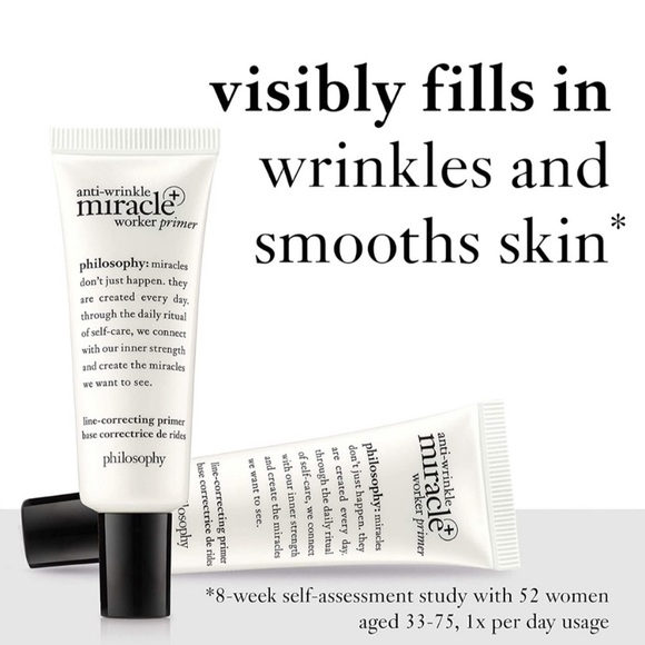 🎁 (2/$35) Philosophy Anti-Wrinkle Miracle Worker Primer - NEW IN BOX - Picture 5 of 5